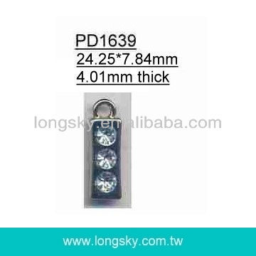 fancy rhinestone zipper puller for garments (#PD1639)