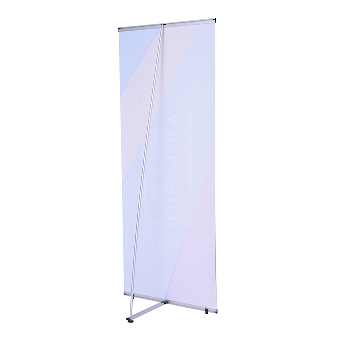 L Banner Stand Custom Aluminum