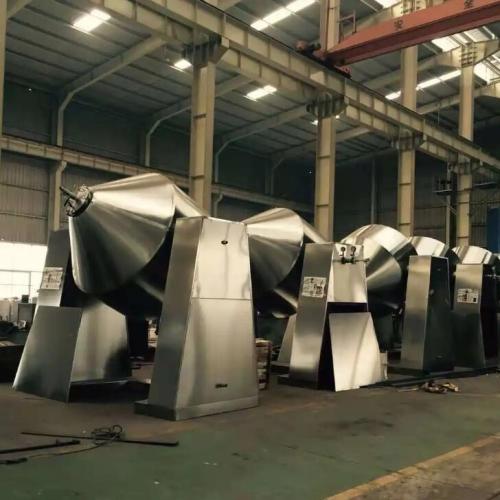 Mesin mixer kerucut sekrup ganda