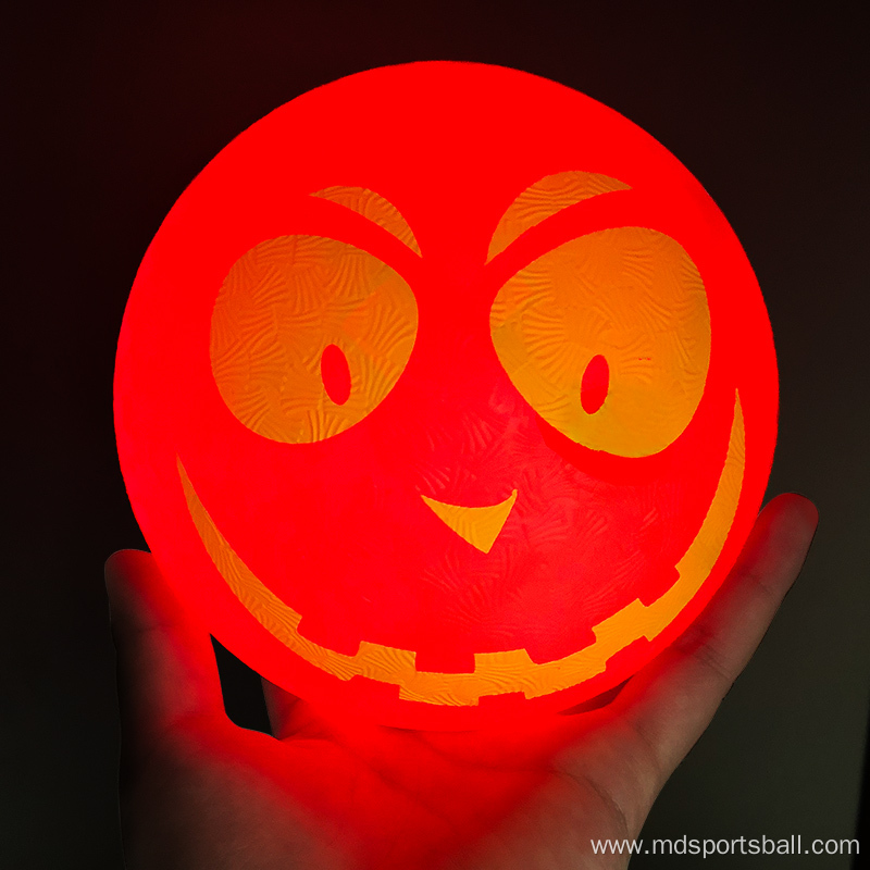 Glow in the dark playground ball kickball