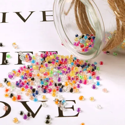 3/4mm Glass Beads Beads Small Pony Beads Kit