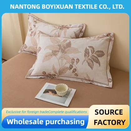 100% cotton The Leaf Shadows Dancing style pillow