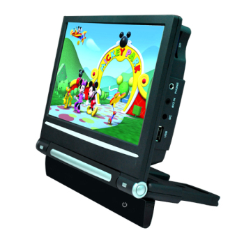 9 inch Removable Headrest TFT-LCD DVD Player without pillow