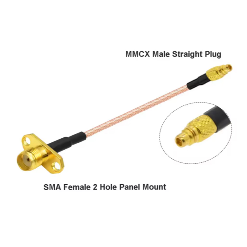 Mmcx to Sma Female 2 Hole Flange cable 6