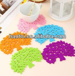round felt placemat