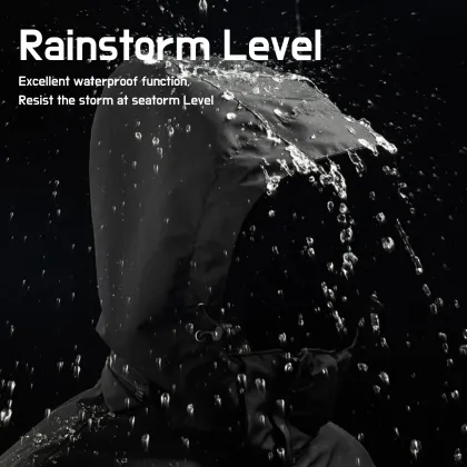 Men's Mountain Windproof and Waterproof Hiking Jacket for Climbing