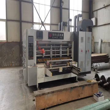 three color printing slotting machine