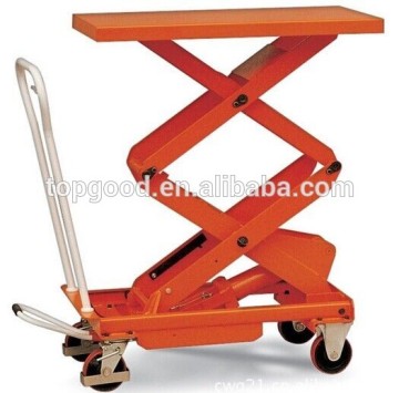 NBO cheap lifted table , hydraulic lift table, towable scissor lift platform for sale