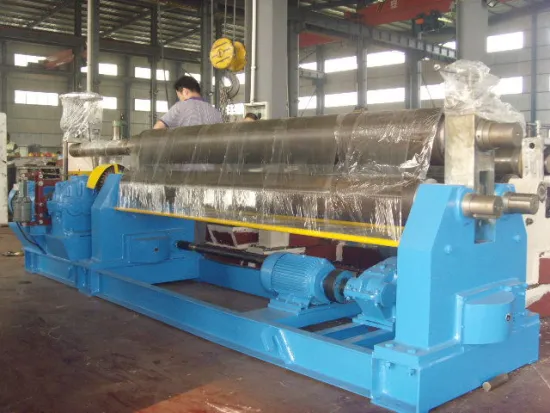 plate rolling machine bending flat steel/profile stell/pipe