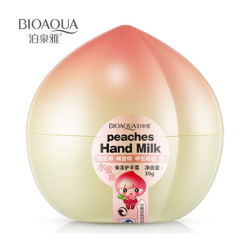 BIOAQUA Fruit Hand Cream Banana Peach Pear Lemon Mango Cream Moisturizing Anti Crack Hand Cream