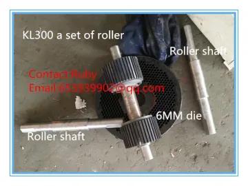 KL300 series a set of roller and 6mm die of pellet mill
