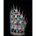 12" Colored Chunky Rhinestone Crowns For Party