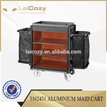 China supplier sell well used hotel housekeeping trolley /hotel cleaning cart