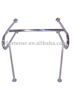 Toilet safety frame