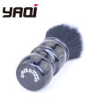 Yaqi 24MM Tuxedo Black and White Tip Synthetic Hair Marble Color Resin Handle Barber Shaving Brush