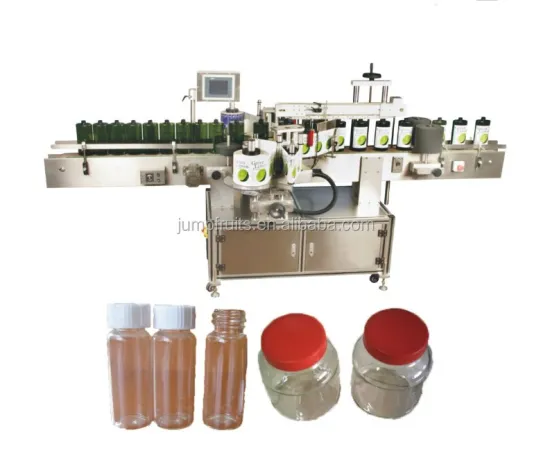 Automatic Labeling Machine Flat Bottles Stick Oven