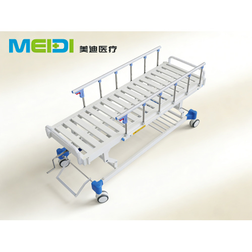 Adjustable Hospital Bed with Slatted Bed Surface