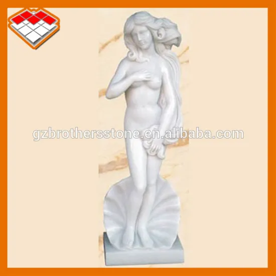 Elegant naked woman statue