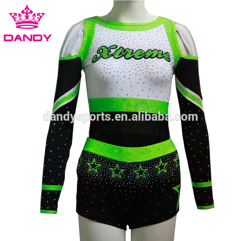 Off The Shoulder Stars Cheer Dance búning