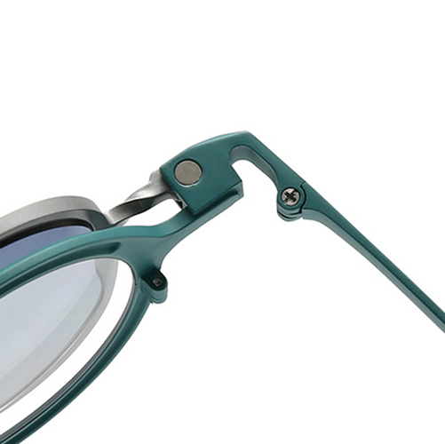 Vintage Pure Titanium Flower Sunglasses