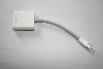 Rohs Mini Displayport Male To Dvi Female Cable Adapter For Mac , 6.75gbps