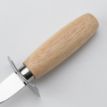 OYSTER KNIFE SHUCKER CUT WITH BEECH HANDLE