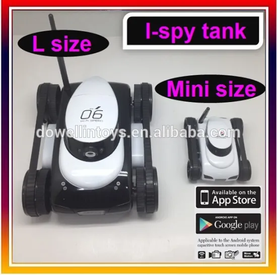 Radio control wifi mini ISO HI-tech I-spy tank micro wireless tank rc toys real time transmission APP-controlled by ipad apple