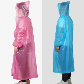 Adult Ponchos Reusable Raincoat Light Weight