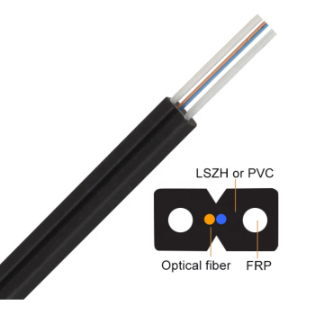 FTTH Single Mode GJXH Fiber Optic Drop Cable