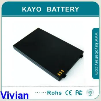 1500mAh 3.7V li-polymer Battery with custom-made plastic case.
