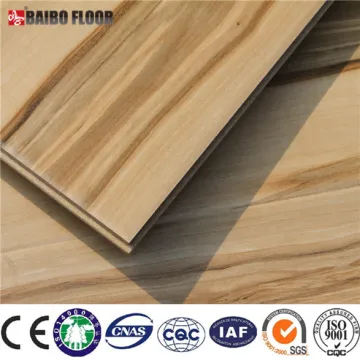 Waxed HDF quick lock laminated flooring