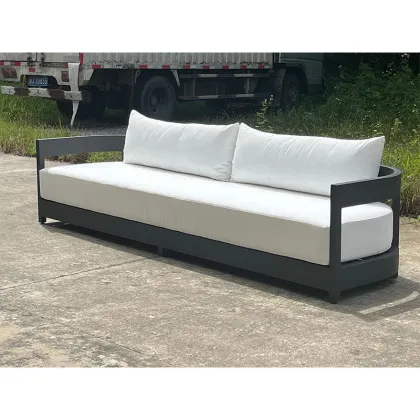 Modern Aesthetics Luxurious Garden Sofa Set with Cushioned Seating