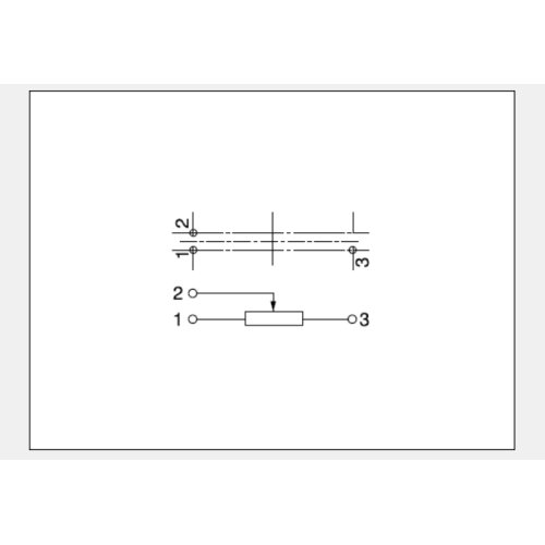 Rs151 series Sliding potentiometer