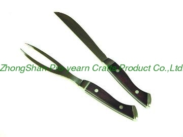 Stainless steel carving knife