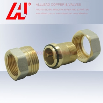 Brass Pipe Fitting Straight Union