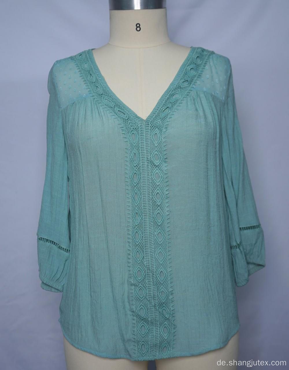 Frauen Spitze Casual Top