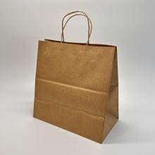 Bolsa de regalo de papel kraft personalizada