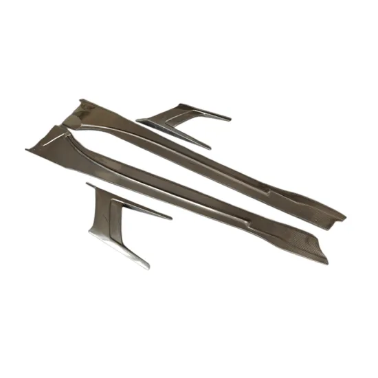 TC Style Carbon Fiber Front Lip Side Skirt Rear Spoiler Kit for 2016-2018 BMW i8