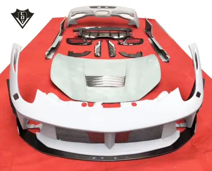 Prior Design Style Car Body Kits - Ferrari 458 Front and Rear Bumpers