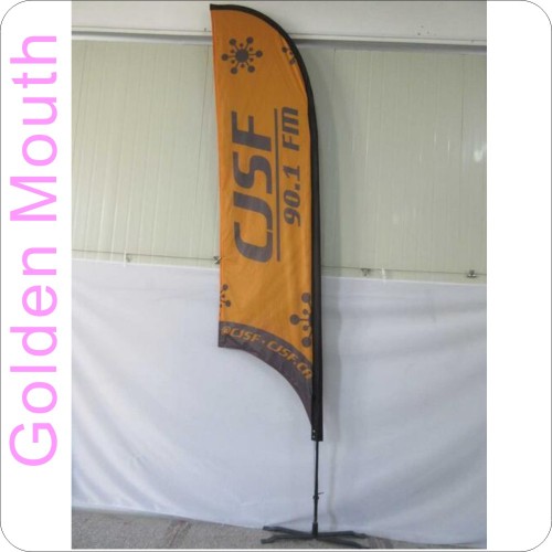 Custom 13ft Feather Concave Flags