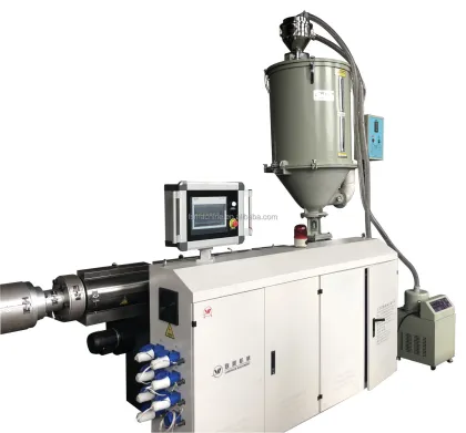 Single Screw Extruder with Screw Feeder for Corrugated Pipe Manufacturing Machine