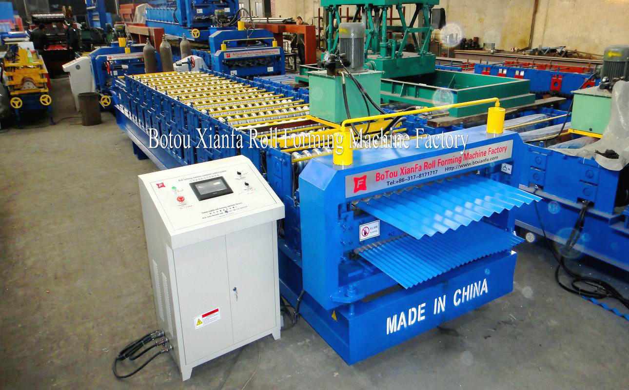 corrugated double deck machine