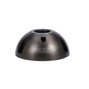 1/2 NPT Brass Mounting Plate Screw Socket Up Down Light Base for Landscape Lighting