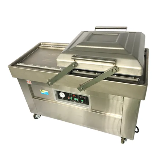 Automatic Stainless Steel Double-Chamber Vacuum Food Sealing Machine with Internal Suction