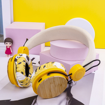 Bamboo Wood High Quality Sound Wired And Wireless Headphone