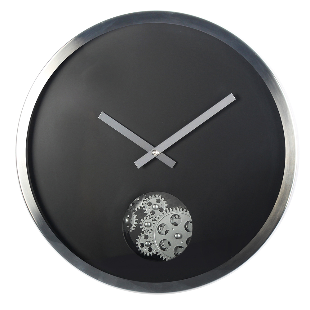 12-Inches Metal Gear Walll Clock With A Circle