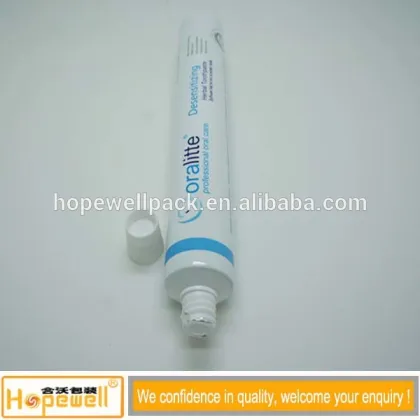 7.8 Ounce Total Fresh Mint Stripe Gel White Toothpaste Packaging Tube