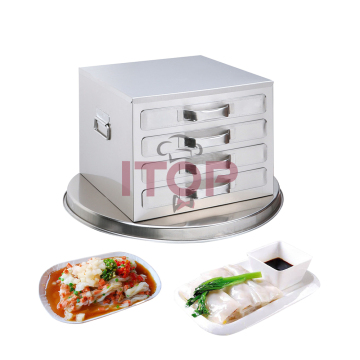 High Quality Rice Rolls Machine: Rice Noodles Roll Steamer Machine for Breakfast