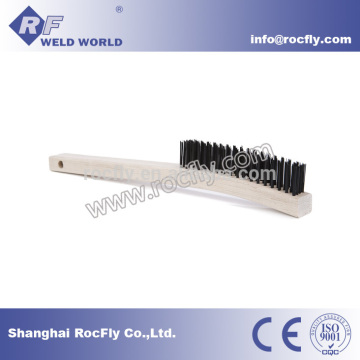 Wooden Handle Welding Industry Carbon Steel Wire Brush