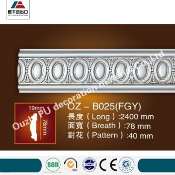 Good quality decorative PU antique crown molding